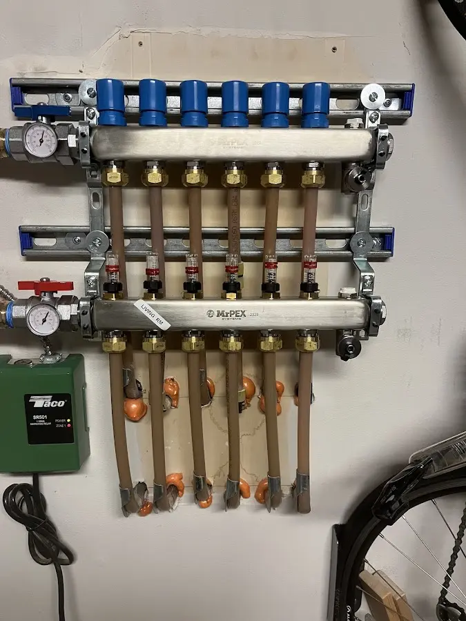 Plumber performing Leak Detection at a residential property in Teague